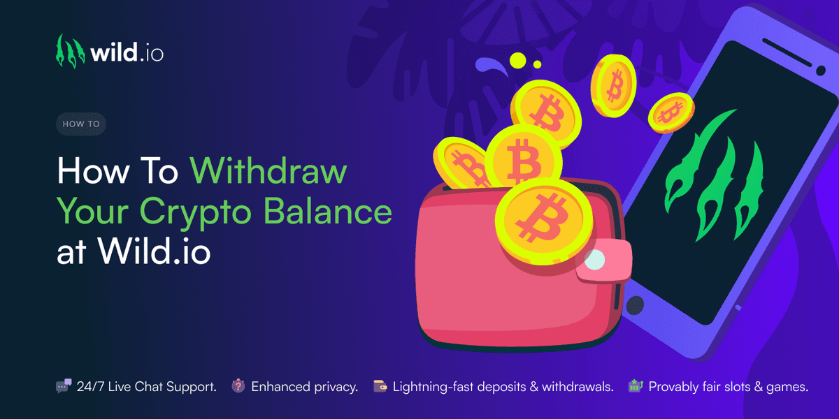 How To Withdraw Your Crypto Balance at Wild.io